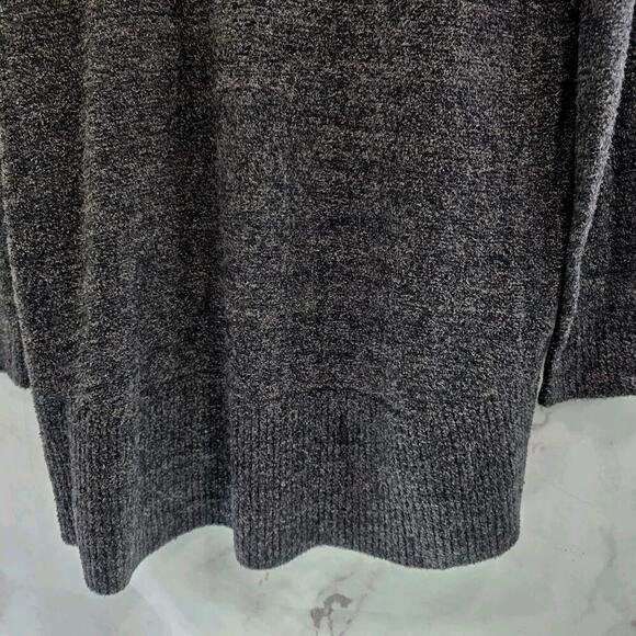 Barefoot Dreams Sweater Women L XL Cozy Chic Lite Cardigan Wrap Long Marled - Picture 7 of 10